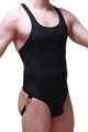 Bodysuit Jockstrap Aspet Plum Black