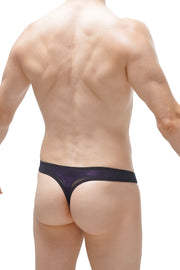 Double Thong Satin Purple