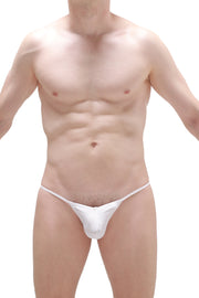 G-string White w/ silicone ring