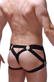 Jockstring Bustic Mesh Black