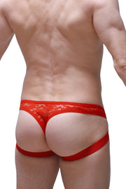 Jockthong Lace Red