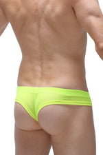 Mini Boxer Cheeky Net Neon Yellow