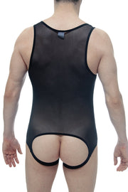 Body jockstrap ouvert Net Black - PetitQ Underwear