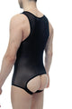 Body jockstrap ouvert Net Black - PetitQ Underwear