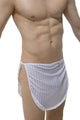 Loincloth Mesh Stripes White