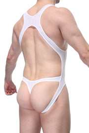 Body suspensorio Perruel Ciruela Blanco