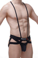Jockstring Suspenbust Black