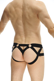 JockThong Rider Bost Negro