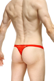 Lace Thong Prat Red